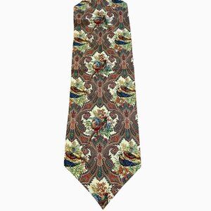 P. Kaufman Fabric Majestic Paisley Pheasant Birds Table Runner
